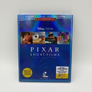 Pixar Short Films Collection Volume 3 Blu Ray DVD Digital Code Multi Screen